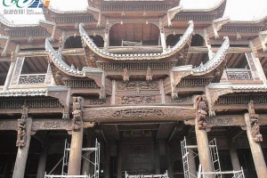 瓮安世界第一古戏楼 投资8000万,耗木材2千多方,已载入基尼斯