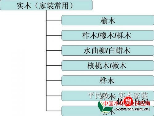 实木及家装常用树种