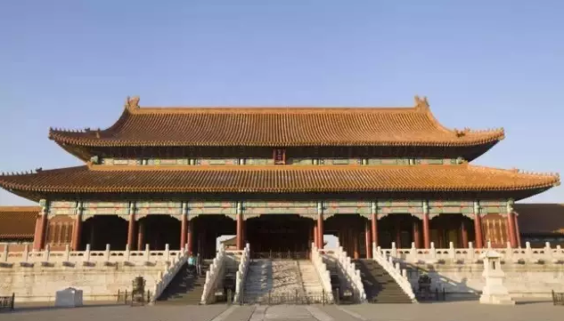 由于故宫内的建筑多是以