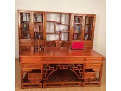 实木书桌 书柜
