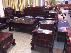 精品家具    三国文化沙发手工雕刻  弯脚料图2
