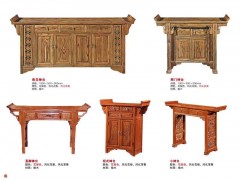 老榆木家具_串花神台_家具批发图1