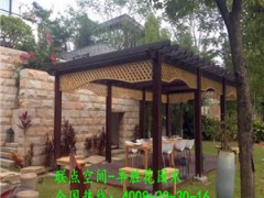 深圳进口丰胜花园木车棚图3