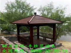 深圳厂家直销户外防腐木凉亭图3