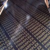 厂家直销14毫米带字母覆膜清水建筑模板91.5乘183厘米