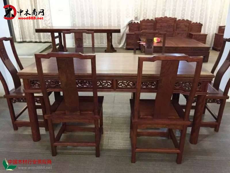 全实木茶几简约现代中式客厅创意方形抽屉茶几桌 古典家具