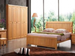 经典大师 中式双人床1.8米1.5米实木床实木家具批发