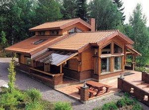 欧式结构木屋设计