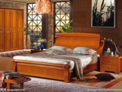 全实木床中式家具单人床图1