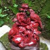 小叶紫檀《花开富贵》 鸡血红材质 高油性高密度