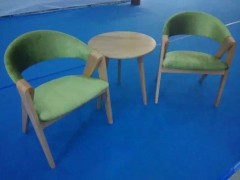实木水曲柳椅，咖啡厅椅