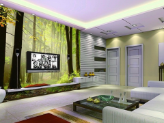 电视背景墙壁纸客厅简约卧室影视墙3d墙纸立体欧式壁画墙布