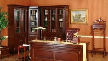 实木办公家具 实木大板桌 实木椅子 实木书柜  原木实木办公家具套装