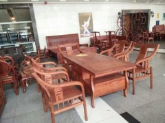 优质缅甸花梨茶桌 大红酸枝茶桌 厂家直销图3