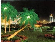 路灯椰子树  仿真椰子树  椰子树树灯  中国结路灯椰子树