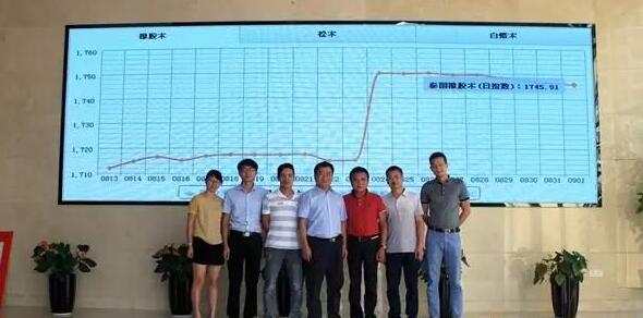 江西南康木材市场朝气蓬勃潜力足 橡胶木占70%份额