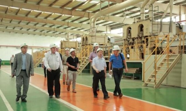 新西兰、澳大利亚、马来西亚木材行业考察团到丰林明阳工厂实地考察