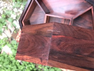 福建木质工艺品厂家红木木质工艺品果盒抽纸盒收纳盒老挝红酸枝