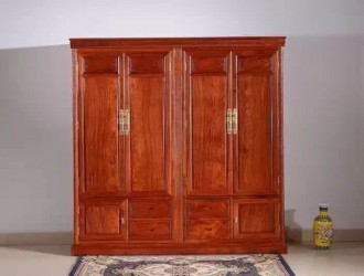 中式明清古典红木衣柜
