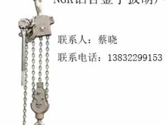 日本NGK手扳葫芦|正品NGK手扳葫芦代理厂家