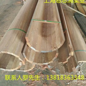 菠萝格楹联专业定制生产厂家 上海恩志浦实业图2