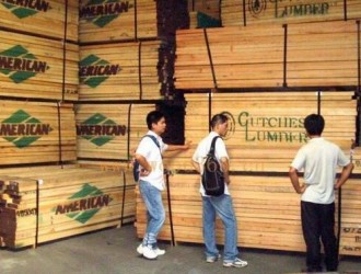 中国华南地区对美国木材进口需求量达到新高