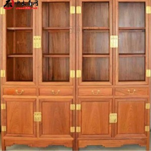 缅花书柜 2米乘以1米（精品）凭祥市匠心居红木家具店