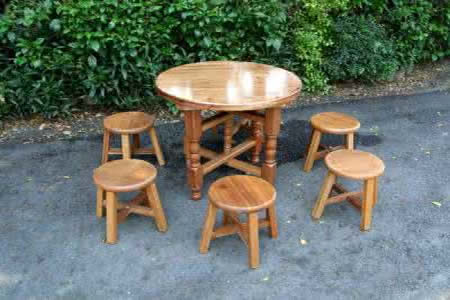 实木松木桌凳