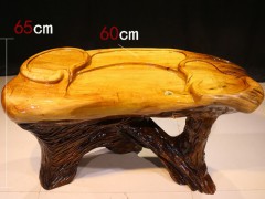 实木根雕茶几金丝楠木树根茶台根雕家具根雕图片图3