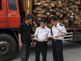汝城森林公安积极联动 查处一起运输木材货证不符案