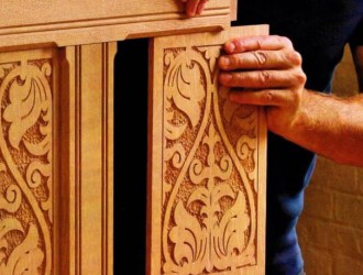木工雕刻系列之“柜门雕刻”
