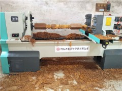 吉林长春家具厂做衣帽架,家具桌腿用万方双轴双刀木工数控车床图3
