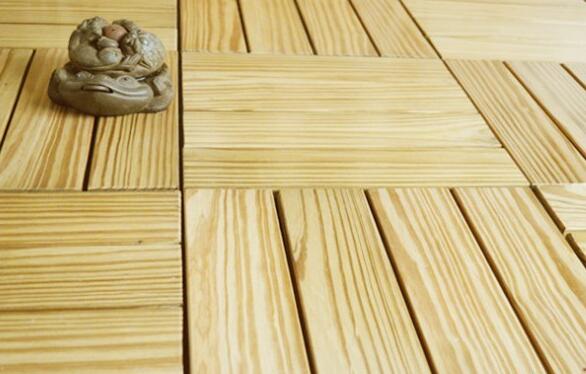 地板实木地板南方松防腐木地板浴室阳台地板拼装地板DIY地板