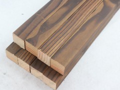 厂家源展直销碳化木表面碳化木板材 花旗松碳化木图2