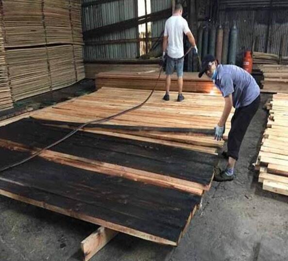 碳化木制作工艺流程