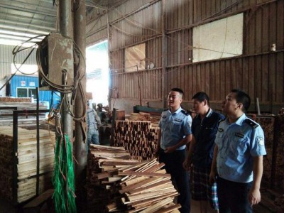 内蒙古杭锦后旗对木材经营加工企业进行全面检查