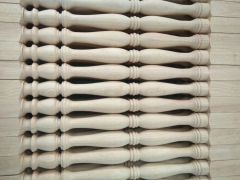 万方双轴双刀款数控木工车床加工楼梯大小柱高效又省力图2