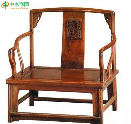 三棂矮靠背南官帽椅