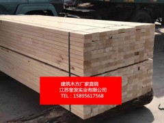 铁杉建筑木方精品木方家具板材托盘料
