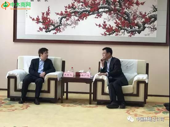 随后，董事长与长兴岛管委会杨广志书记进行座谈