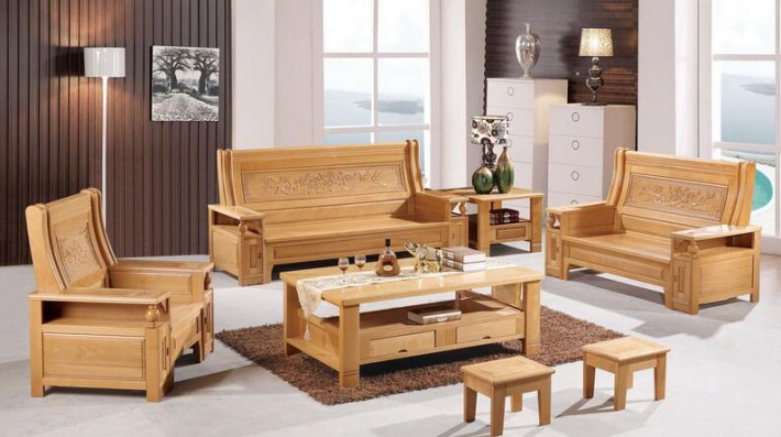 实木家具(纯实木家具)的款式古朴自然，原材料相对更环保