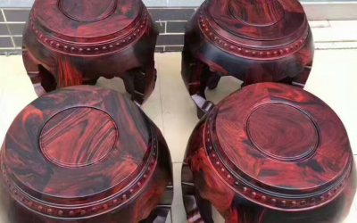 杭州红木展持续火热百余元红木方凳排队买