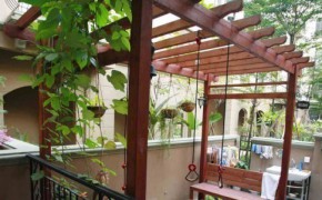 山东景观工程木材 市民阳光房 露台 阳台装修 天然防腐木图2