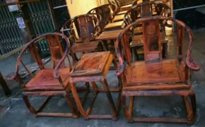 求购：老挝大红酸枝圈椅图1