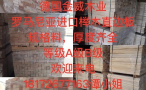 罗马尼亚 榉木直边板 实木板 板材 规格料 A级B级图3