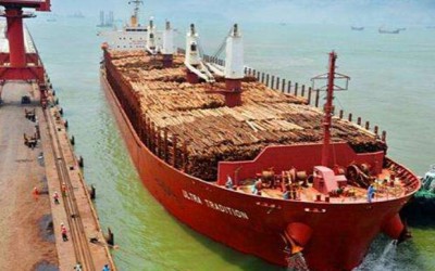 松花江水位回落,俄罗斯木材船延期半月