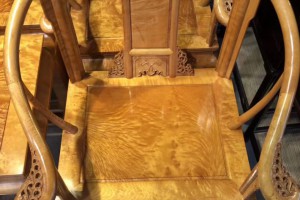 金丝楠木皇宫圈椅,椅子茶几三件套产品图2
