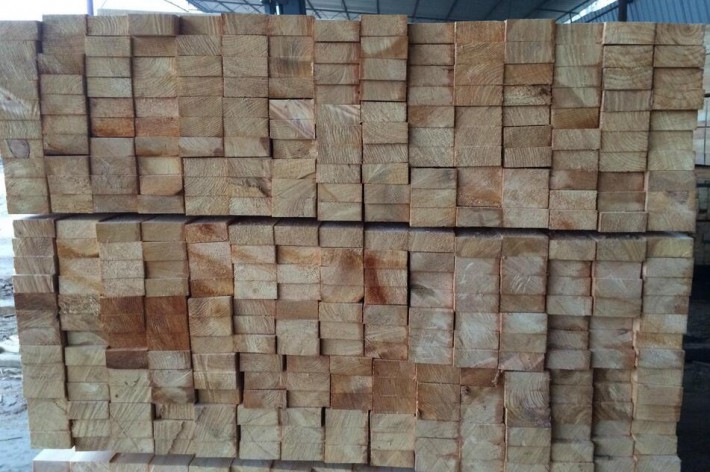 铁杉建筑工程木方干燥后的木材尺寸很稳定