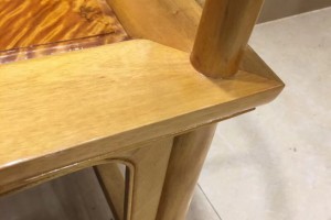 金丝楠木茶桌茶台长方桌158X85X80满花面板产品图3