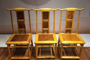 金丝楠木餐桌圆桌金丝楠木圆形圆桌黄金楠实木圆台桌椅组合红木餐桌图片